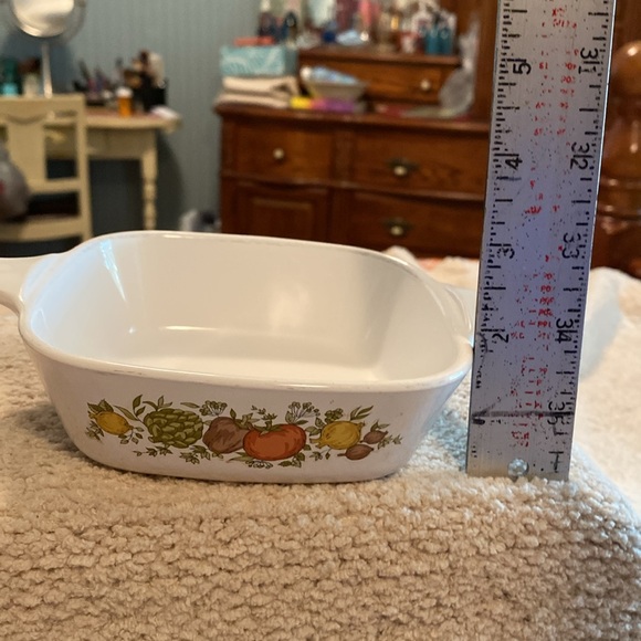 Corningware White Baking Dishes with Fruit Design - Picture 3 of 5